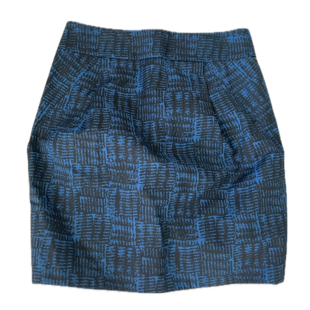 Marc by Marc Jacob’s Blue and Black Geometric Mini Pencil Skirt .